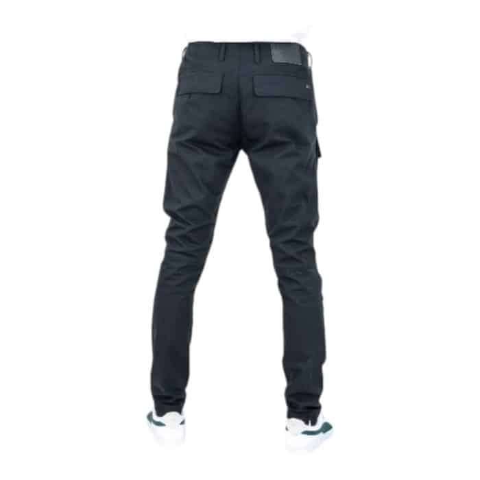 695 12 B | The Cutty Cargo Tobias Black blend rugged functionality with contemporary style, offering a versatile wardrobe essential for any occasion. Crafted from a durable yet comfortable cotton-blend fabric, these pants feature multiple spacious pockets and adjustable cuffs, combining practicality with a sleek, modern silhouette. Whether paired with casual sneakers or dressed up with polished footwear, the Tobias Black cargo pants adapt effortlessly to your lifestyle while ensuring long-lasting comfort and refined appeal.