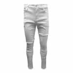 Vialli Jeans Ultra Fit Globe Oil White