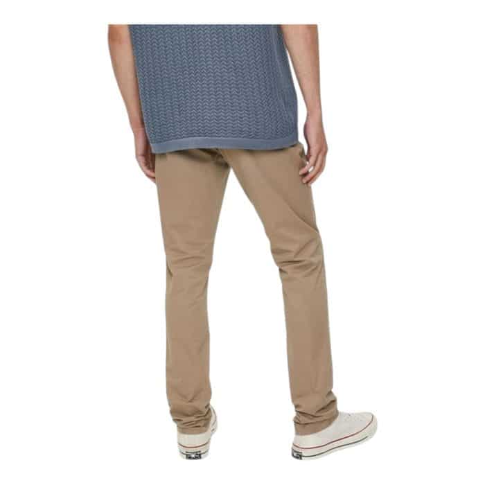 331 2 A | The JD Chino Denzel Stone combines timeless sophistication with everyday comfort, making it a versatile wardrobe essential for both formal and casual occasions. Crafted from a high-quality cotton blend, these chinos offer a tailored fit, exceptional breathability, and a soft yet durable feel, ensuring all-day ease and effortless style. With its classic stone hue and thoughtful design details like angled pockets and a mid-rise waist, this piece delivers a polished, modern look that adapts seamlessly to any setting.