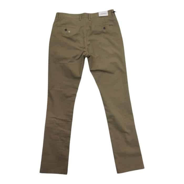 331 3 A rotated | The JD Chino Pacino Stone is a versatile wardrobe staple that effortlessly blends timeless style with all-day comfort. Crafted from premium cotton with a touch of stretch, these slim-fit chinos offer a flattering silhouette and unmatched ease of movement for any occasion. Featuring a neutral stone color, durable stitching, and practical details like deep pockets, they are perfect for transitioning seamlessly between casual and professional looks.