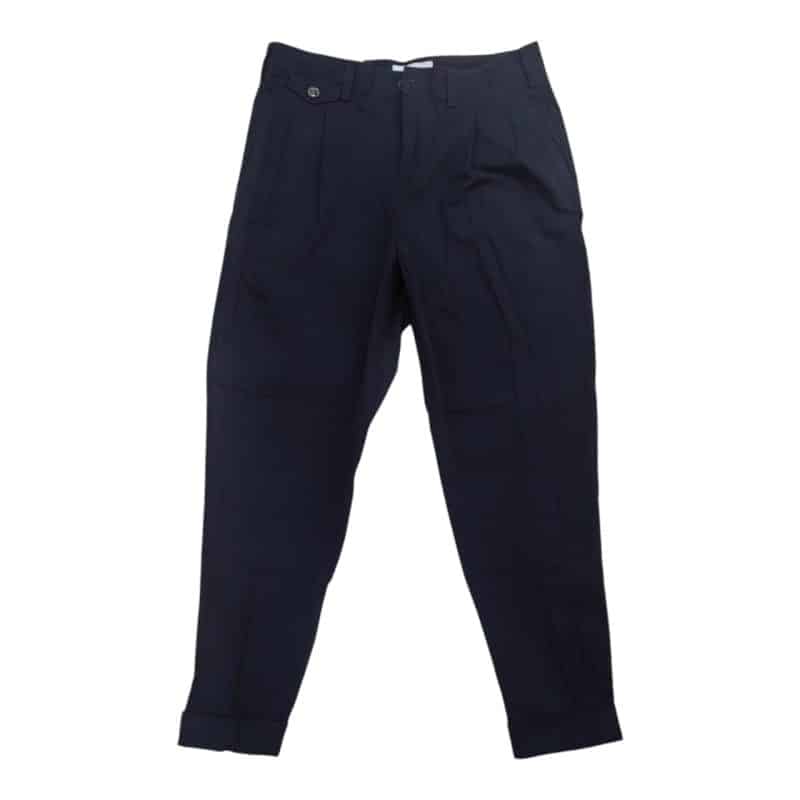 JD Chino Tapered Cropped Turn-Ups Navy