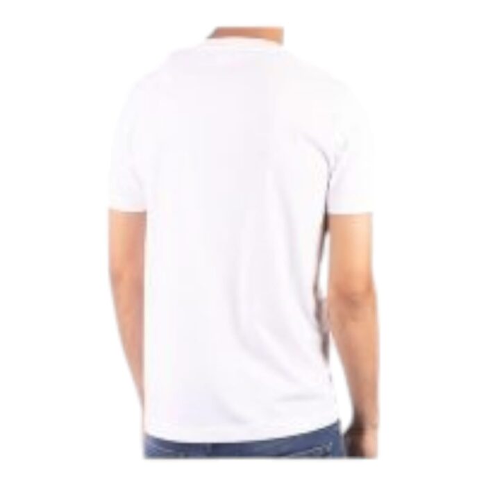 862 74 B | The Diesel T-Diegor K65 White T-Shirt is a premium slim-fit tee crafted from 100% organic cotton, offering superior comfort, breathability, and durability while reflecting Diesel’s commitment to sustainability. Featuring a classic crew neckline and a bold metallic Diesel logo on the chest, this stylish yet versatile piece effortlessly complements both casual and semi-formal outfits, making it a must-have for any modern wardrobe. Designed for long-lasting wear, the high-quality fabric maintains its shape and softness even after multiple washes, ensuring a perfect balance of fashion, function, and eco-conscious craftsmanship.