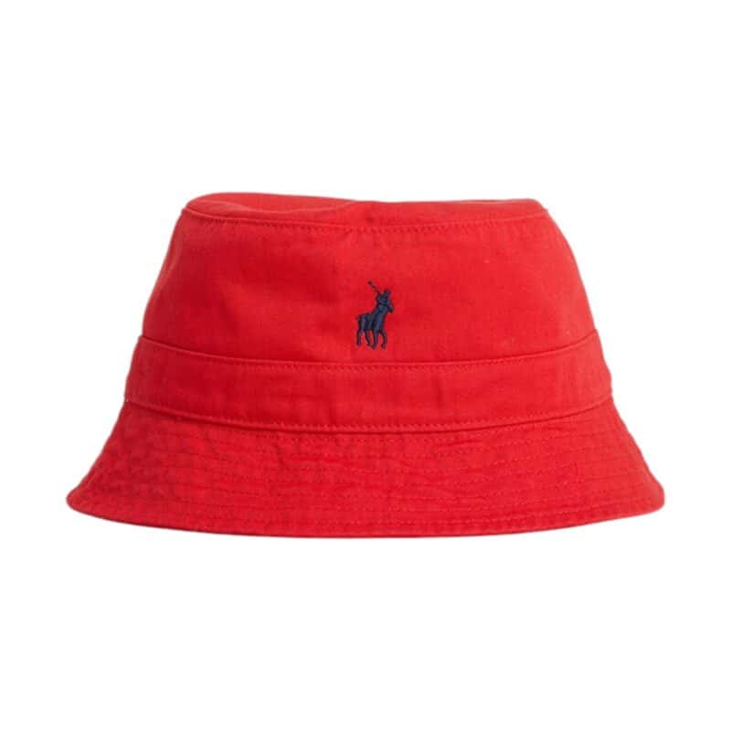 Polo Sydney Twill Bucket Hat Red