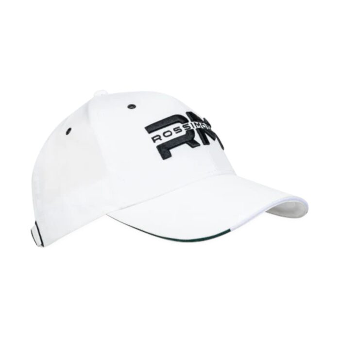 477 73 A | The Rossimoda Baseball Cap White combines timeless style and exceptional comfort, making it the ideal accessory for any casual or sporty outfit. Crafted from a durable blend of breathable cotton and polyester, this cap ensures long-lasting wear while keeping you cool and comfortable, even on the hottest days, thanks to its lightweight and ventilated fabric. With an adjustable strap for a customizable fit, a structured six-panel design, and a clean white finish, this cap seamlessly enhances your look while offering protection from the sun, making it a versatile and reliable addition to your wardrobe.