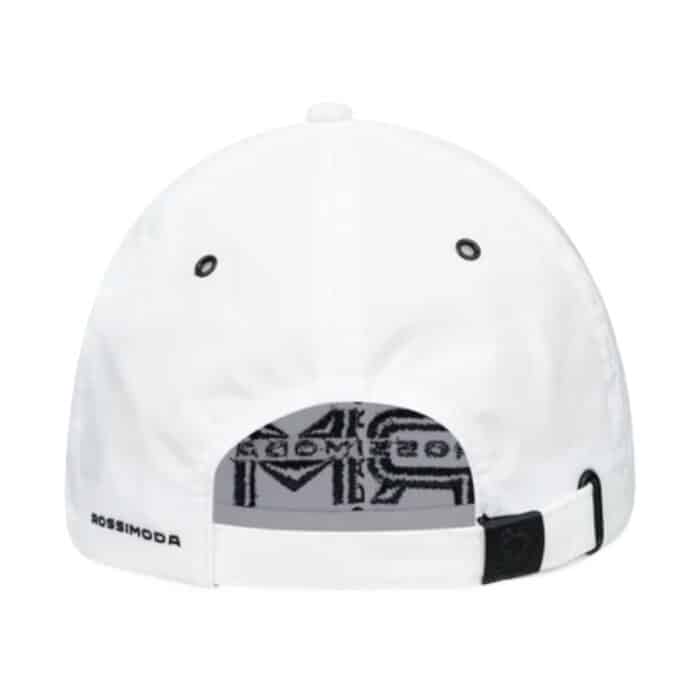 477 73 B | The Rossimoda Baseball Cap White combines timeless style and exceptional comfort, making it the ideal accessory for any casual or sporty outfit. Crafted from a durable blend of breathable cotton and polyester, this cap ensures long-lasting wear while keeping you cool and comfortable, even on the hottest days, thanks to its lightweight and ventilated fabric. With an adjustable strap for a customizable fit, a structured six-panel design, and a clean white finish, this cap seamlessly enhances your look while offering protection from the sun, making it a versatile and reliable addition to your wardrobe.