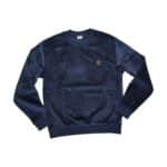 Jonathan D Sweat Top  Marti Velour Dark Navy