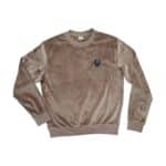 Jonathan D Sweat Top  Marti Velour Taupe