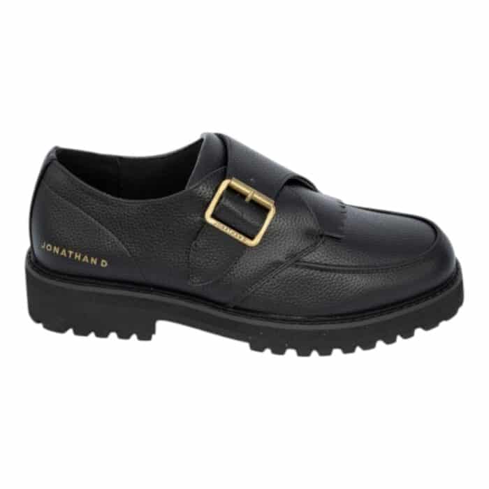 Jonathan D Tanner Buckle Black Shoes