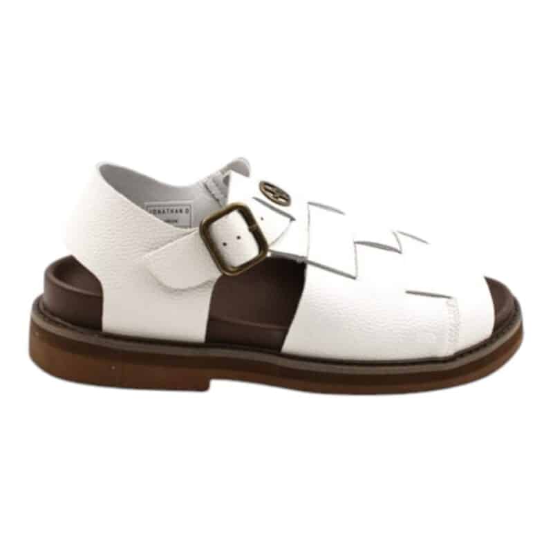 Jonathan D Orion Sandal White